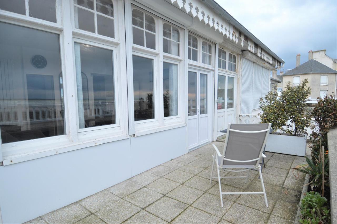 Appartement En Front De Mer Avec Terrasse Et Vue Mer Arromanches-les-Bains Dış mekan fotoğraf